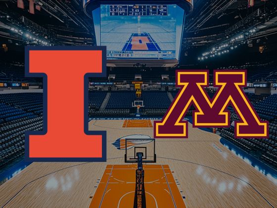 Illinois Fighting Illini at Minnesota Golden Gophers Basketball